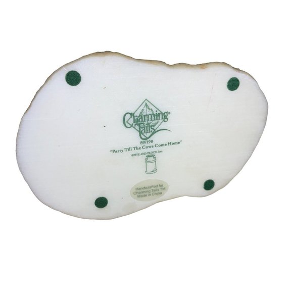 Fitz & Floyd CHARMING TAILS BY DEAN GRIFF  PARTY TIL THE COWS COME HOME - Picture 9 of 12